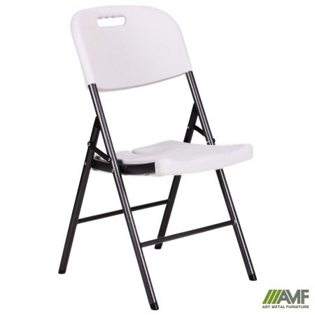 Стілець офісний розкладний AMF Кнокс пластик білий (521464)